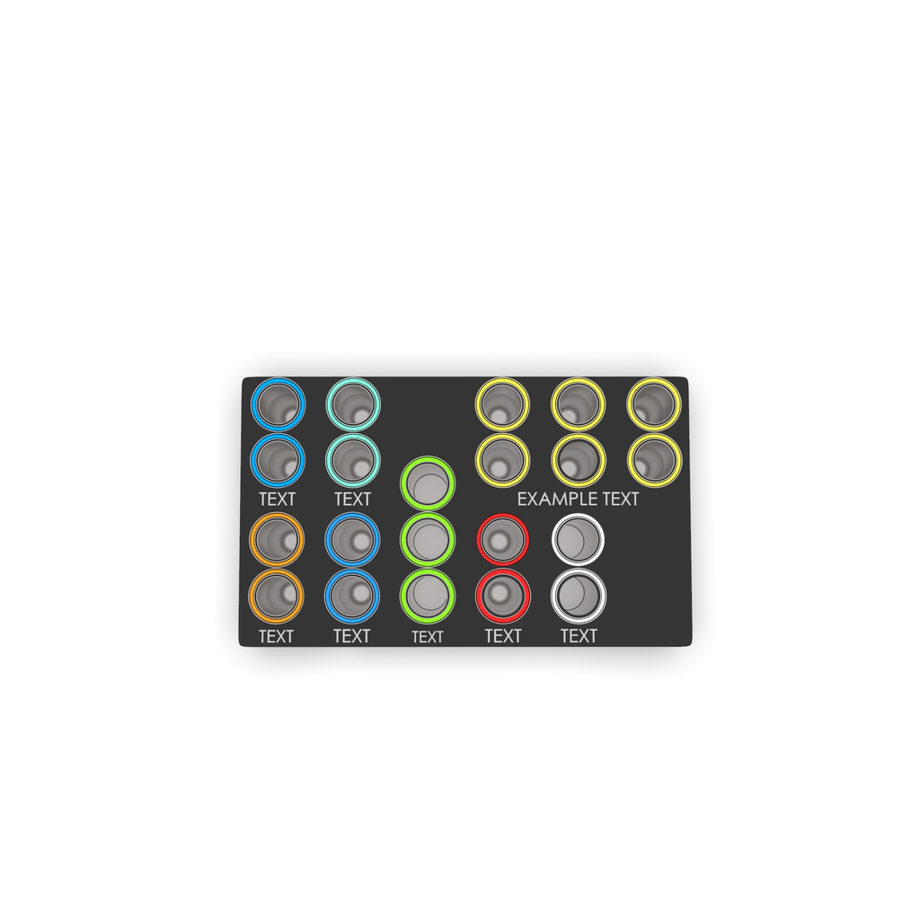 Custom Labeled Tube Rack